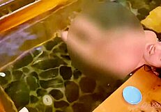 Asian Babe's Nippleless Sushi Adventure At Hot Spring