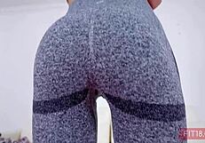 Super skinny teen Sawyer Cassidy gets creampie in POV casting