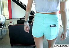 Stepdaughter Watches Milf Lick Ass And Masturbate.