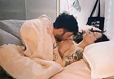 Latina Teen Brunette With Tattoo Gets Orgasm From Muscular Punk