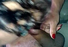 Double Oral Action With Crossdressing Trans Star