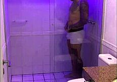 Latina Emo Babe Fucks Hard In Bathroom Creampie.