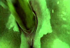 Naked Woman Fingers Shaved Pussy with Toys, Grinding and Masturbating Inside and Outside