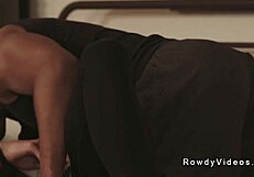 Muscular Gay Quarterback Bareback Fucks Blond Hunk Cheerleader