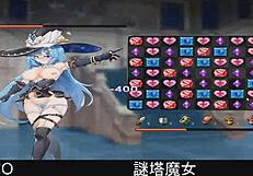 mysterious tower witch in fantasy anime game