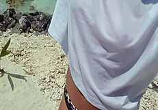 Extreme hot slut outdoor ass and pussy playing