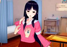 Kaguya Houraisan Big Tits Handjob