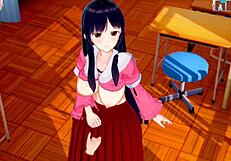 Kaguya Houraisan Big Tits Handjob