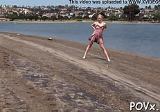 Tiny teen gets rough hardcore blowjob and pov fucking.