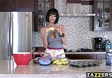 Veronica Avluv Taken by Buddy Hollywood's Huge Cock.