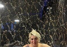 Anyone up for a steamy jacuzzi session with a sexy blonde like me?