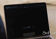 computer nerd helps milf brunette small tits bubble butt hardware