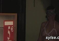 Intense Anal Action for Amateur Lesbians Outdoors