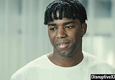 Black Gay Hunk Fucked Bareback on First Date