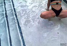 Kelsi Monroe fucked in pool