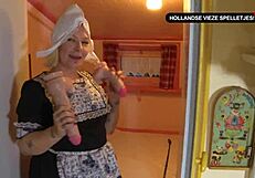 dutch milf gets a deepthroat in dutch dirty games