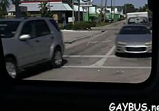 Monster rod in intense gay porn action