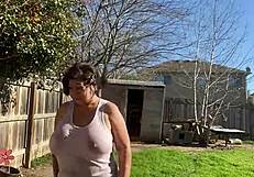 Wet Shirt On Natural Tits Amateur