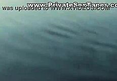 Hot Couple Naked And Pairing Off Heavily In The Boat