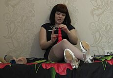 smoking hot girl toys pussy and ass