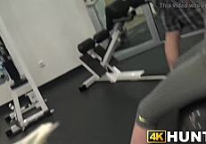 Ginger Teen Beauty Plowed In Gym