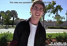 Monster rod in intense gay porn action