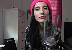 swallow your own cum, can you handle it like german lou nesbit and lia louise?