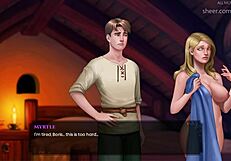 Blonde Inserts Dildo