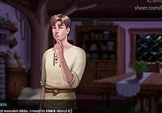 Blonde Inserts Dildo