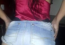 Karely Screams with Her Purple Dildo at Home!