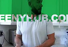 A barbie girl avery black prepares for action