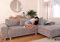 Stuck4k Brunette Gets Bent Over In Doggystyle!