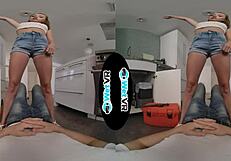 i can’t believe lila love rode my handyman dick in vr!