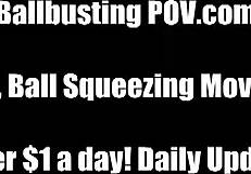 New ballbusting clips and humiliation are included in this ball kicking video
