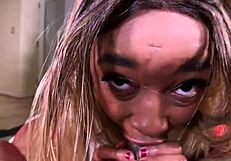 Don Whoe and Nina Rivera intensely celebrate Christmas with monster cock POV cum swallowing