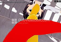 Hentai Feet Licking: That's What Heroes Do Episode 1!