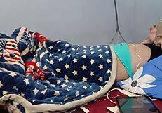 Pregnant Woman Deepthroats Dildo In Toy Play Session