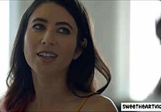 Wow, messy lesbian sex with chocolate everywhere is just wild and hot!