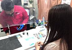 Applying Coating To Smartphone In Japanese Style