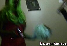 Are These Punk Sluts Teasing Backstage Fetish?