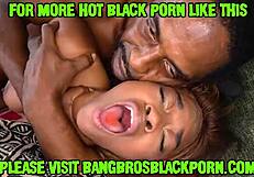 Ebony spreads ass cheeks for deeper cock