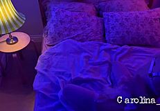 carolina sun caresses herself under the warm rays