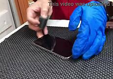 Applying Coating To Smartphone In Japanese Style