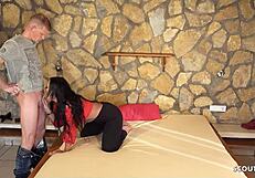 German milf Zara Mendez seduces her brother-in-law to a cheating encounter