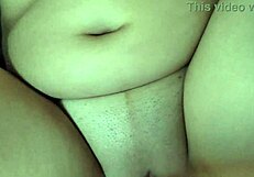 Young russian girl masturbates wet pussy close up