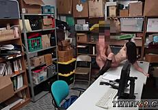 French maid caught on CCTV with cop suspect