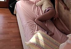 Stuck and Fucked in Fishnets