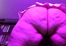 chubby transsexual bbw with big tits and ass gets anal fucked and cumshots in pov