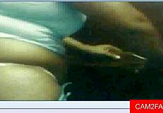 teen 18+ on webcam doing blowjob and masturbation