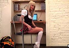 Euforia Uses Dildo For Intense Anal Masturbation And Orgasm